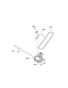 Transmission Group, Front Wheel Drive (7502553) Diagram and Parts List for 7800908-CESPV22675FC 2012 Briggs and Stratton Lawn Mower